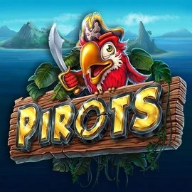 Pirots slot logo by ELK Studios at SpinMaya Casino